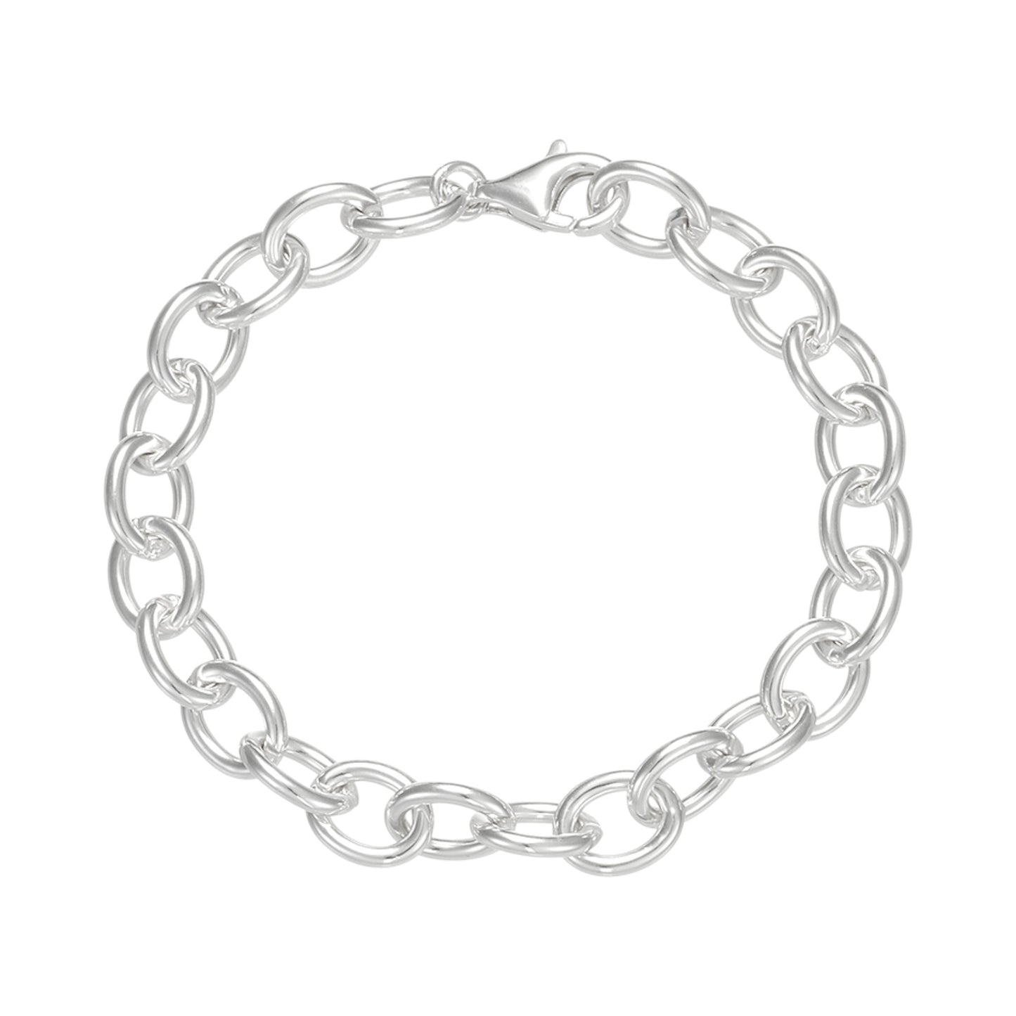 Runde Kreise Armband - 925 Silber