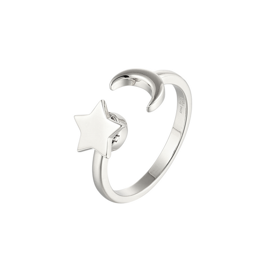Himmlische Umlaufbahn Anti-Stress-Ring – Edelstahl