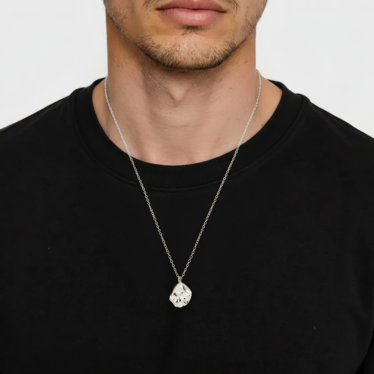 Abstrakte Halskette - 925 Silber
