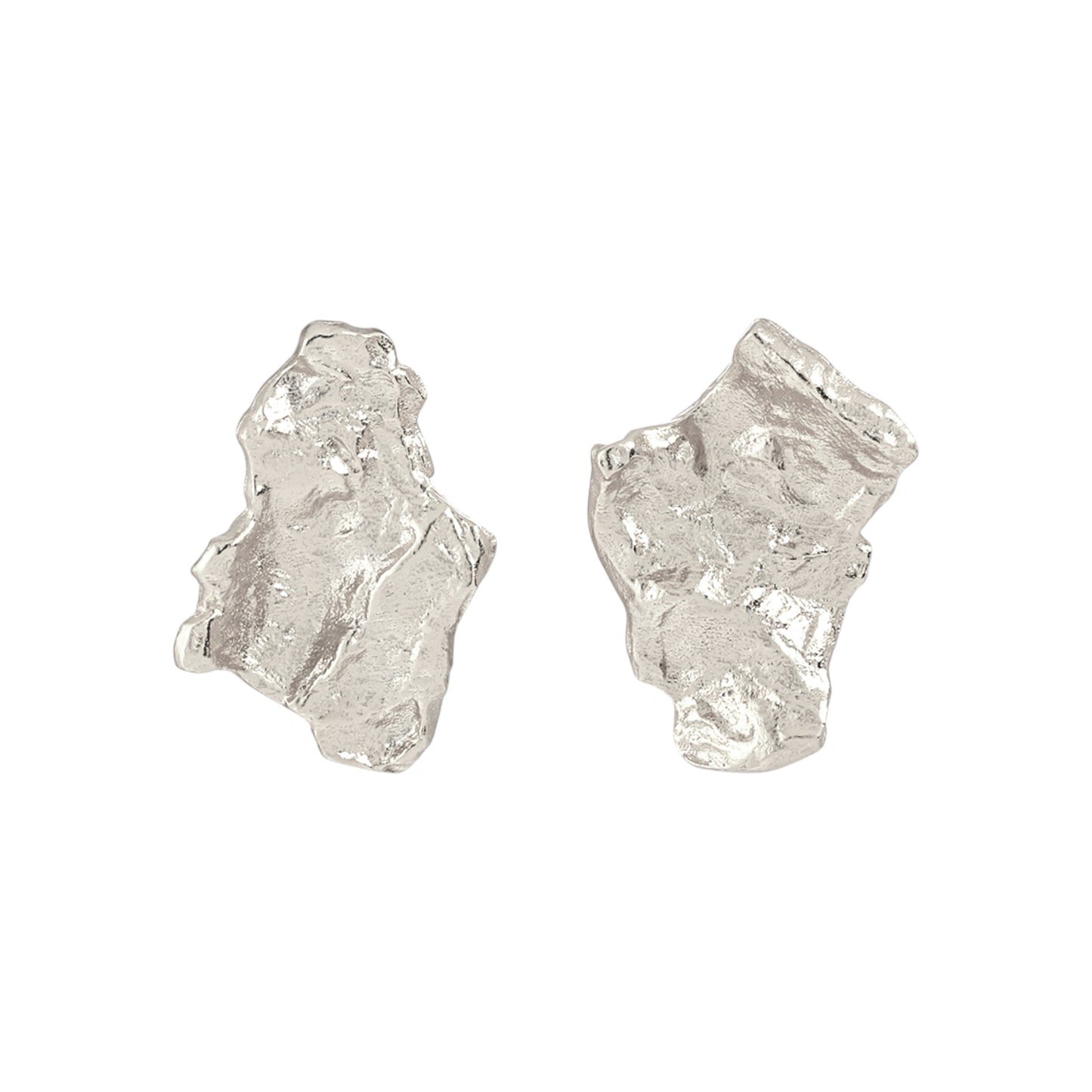 Abstrakte Ohrstecker - 925 Silber