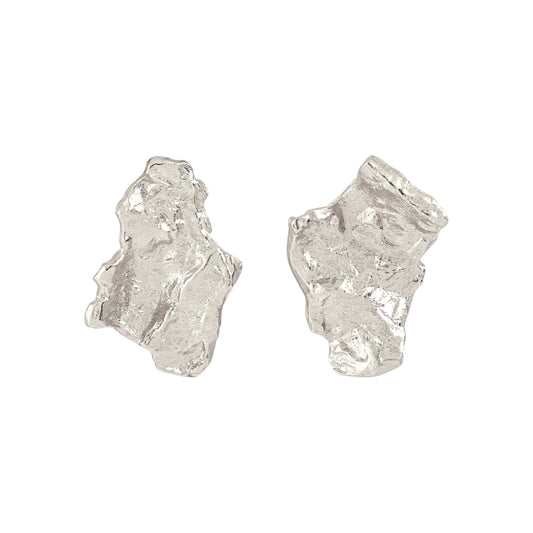 Abstrakte Ohrstecker - 925 Silber