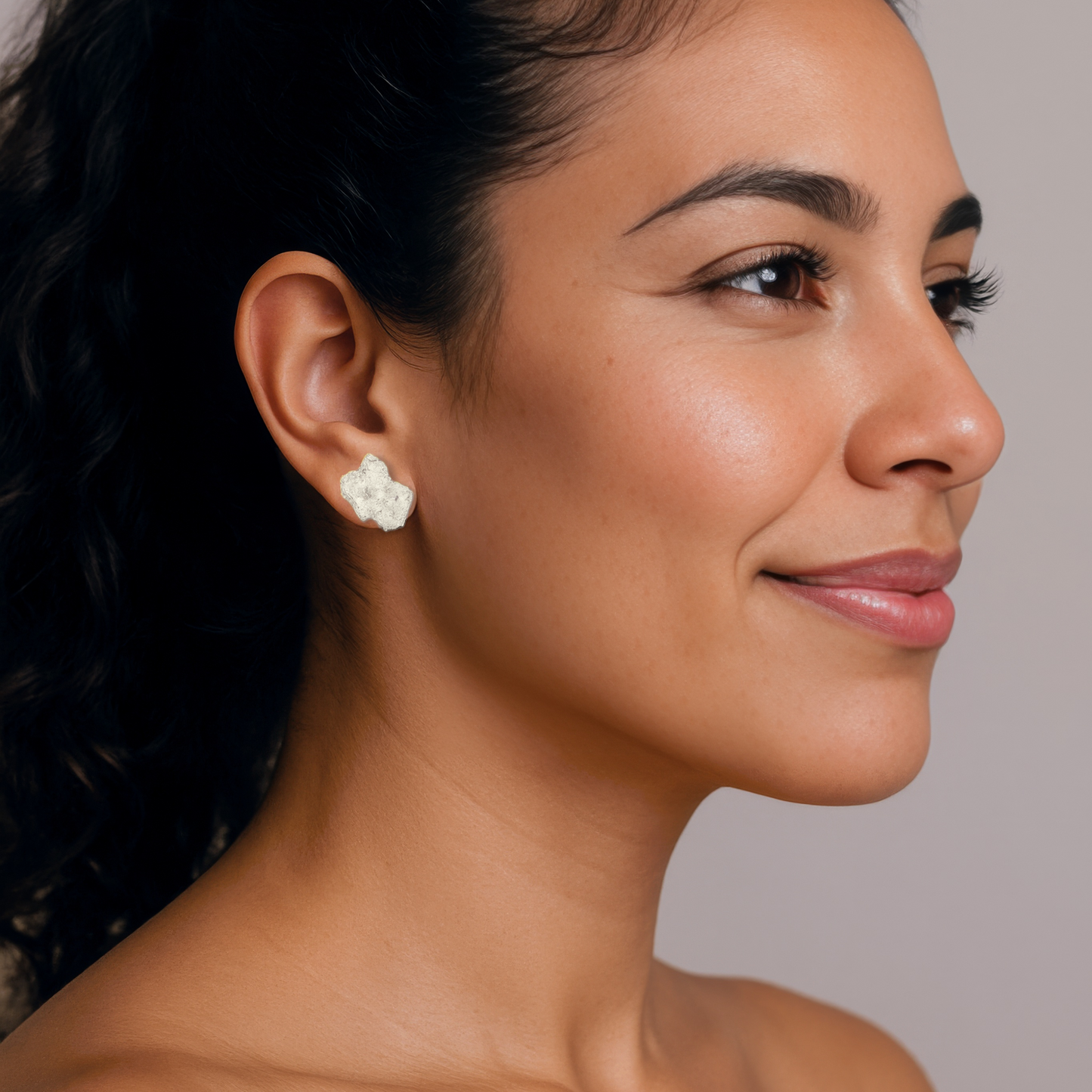 Abstrakte Ohrstecker - 925 Silber