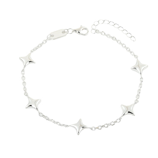 Sternen Armband - 925 Silber