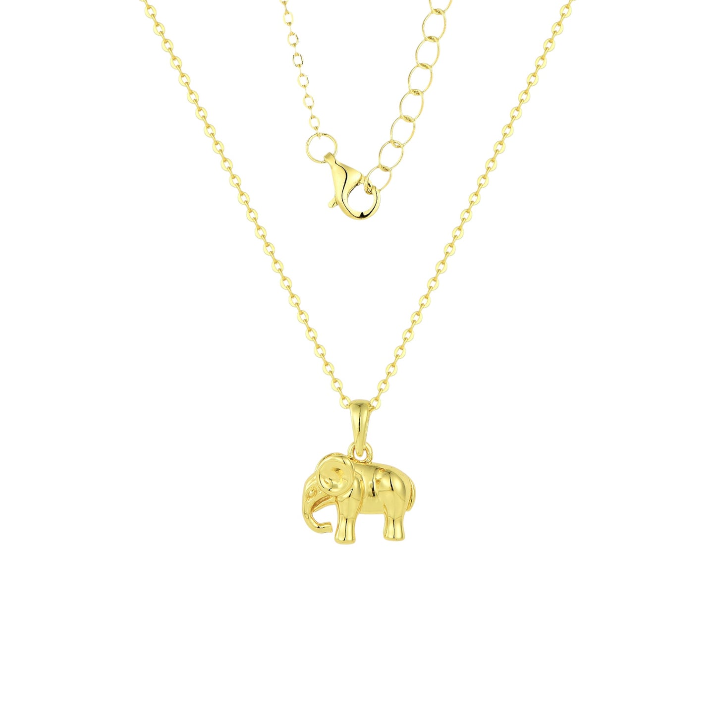 Elephant Halskette - 925 Silber