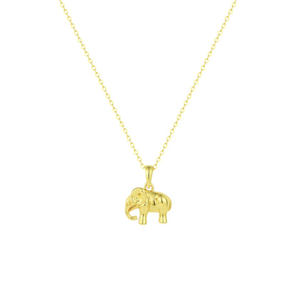 Elephant Halskette - 925 Silber