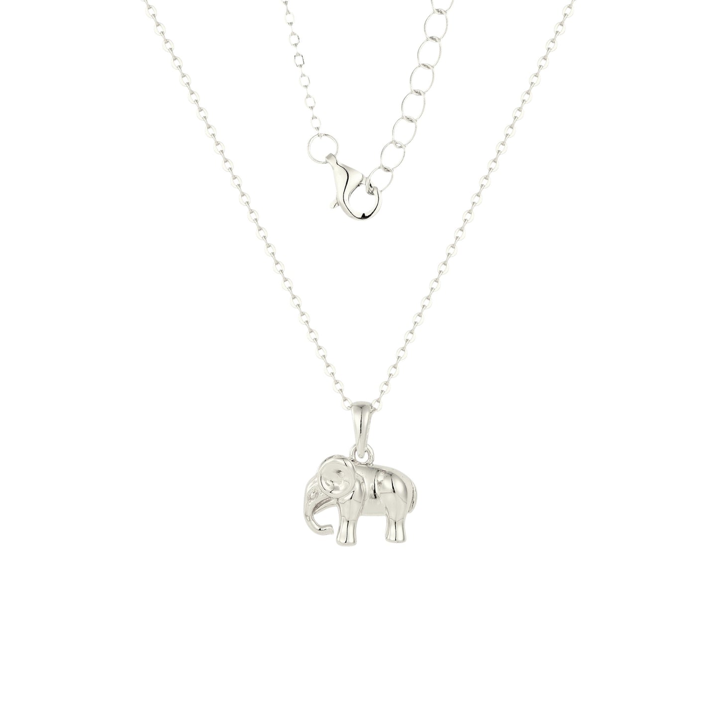 Elephant Halskette - 925 Silber