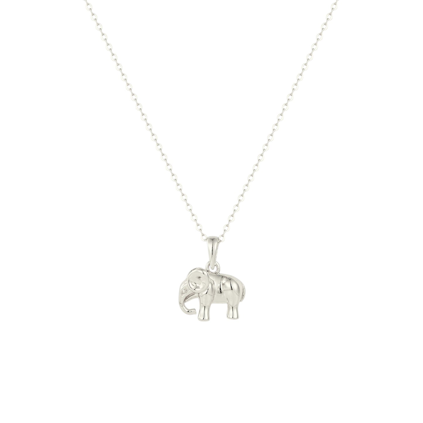 Elephant Halskette - 925 Silber