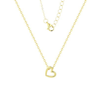 Hängendes Herz Halskette - 925 Silber