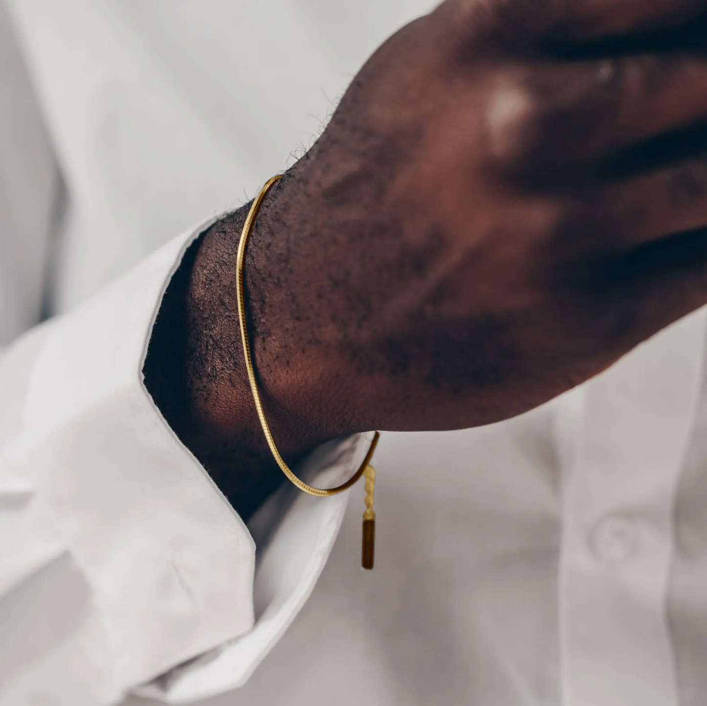 Quadratisches Armband verstellbar 1,5 mm - 925 Silber