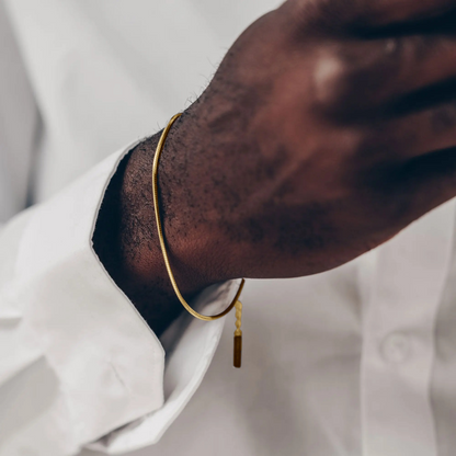 Quadratisches Armband verstellbar 1,5 mm - 925 Silber