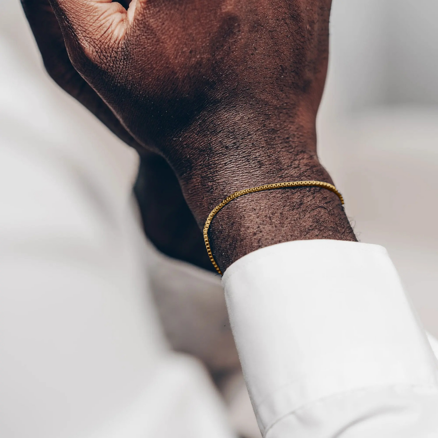 Boxketten Armband verstellbar 1,5mm - 925 Silber