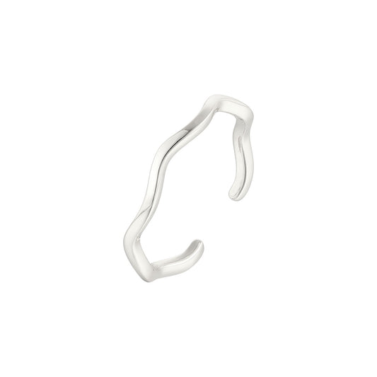 Wellen Ring - 925 Silber
