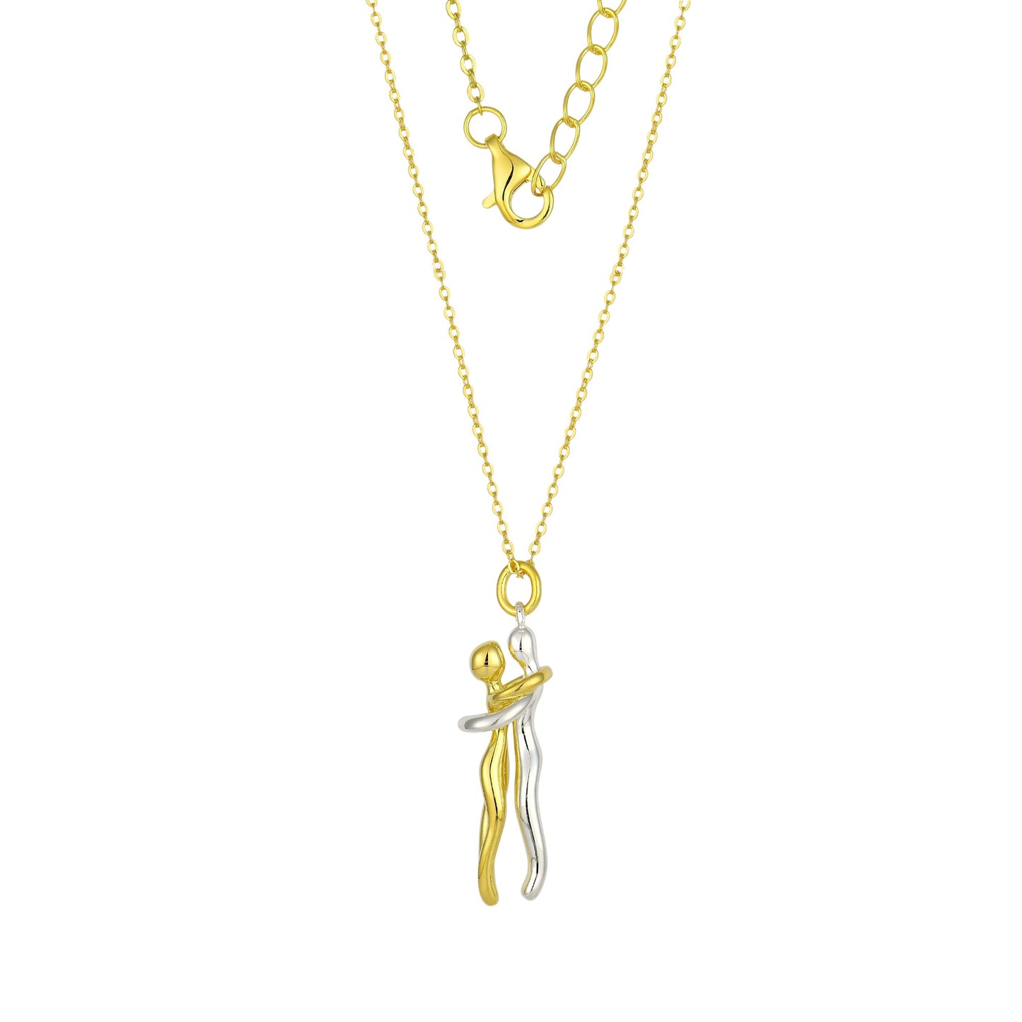 Umarmungs-Halskette - 925 Silber