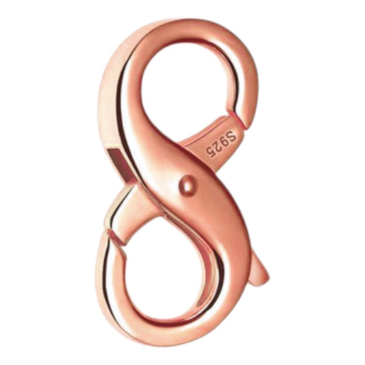 925 Silber Unendlichkeits-Verschluss mit Öffnungsfunktion