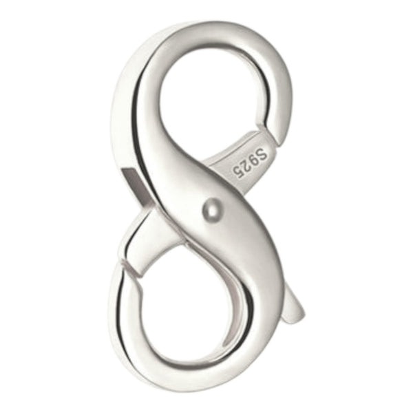 925 Sterling Silver Permanent Bracelet Clasp