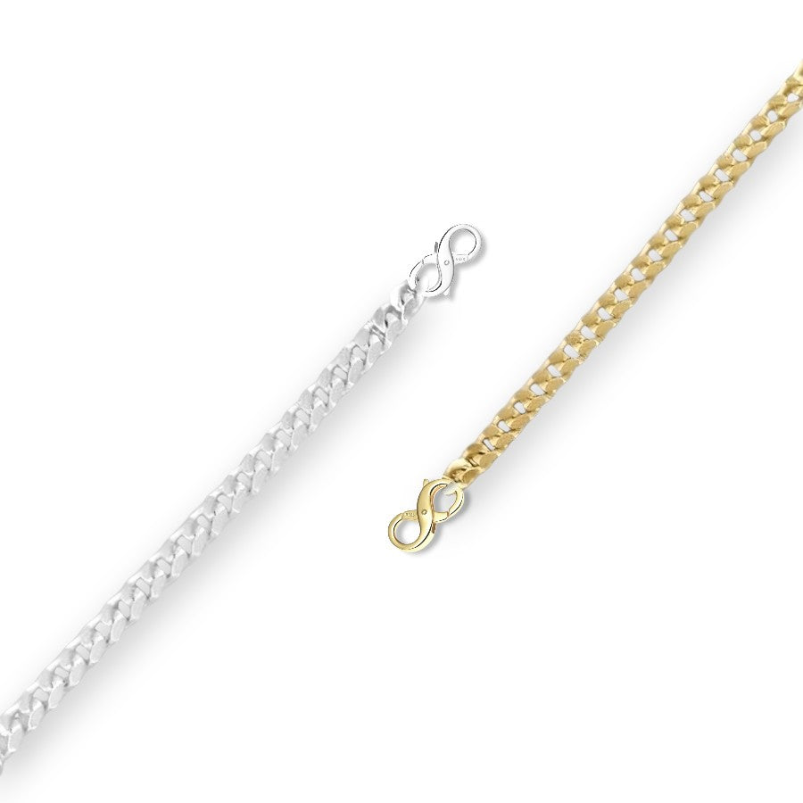 925 Silber Unendlichkeits-Verschluss mit Öffnungsfunktion