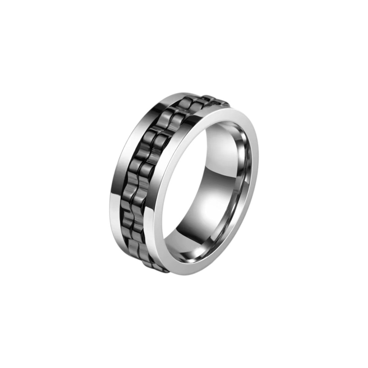 Zahnrad Anti-Stress-Ring – Edelstahl