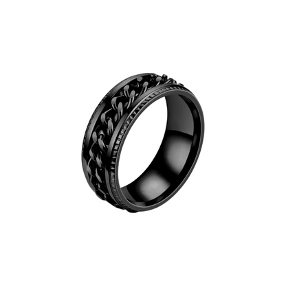 Ketten Anti-Stress-Ring – Edelstahl