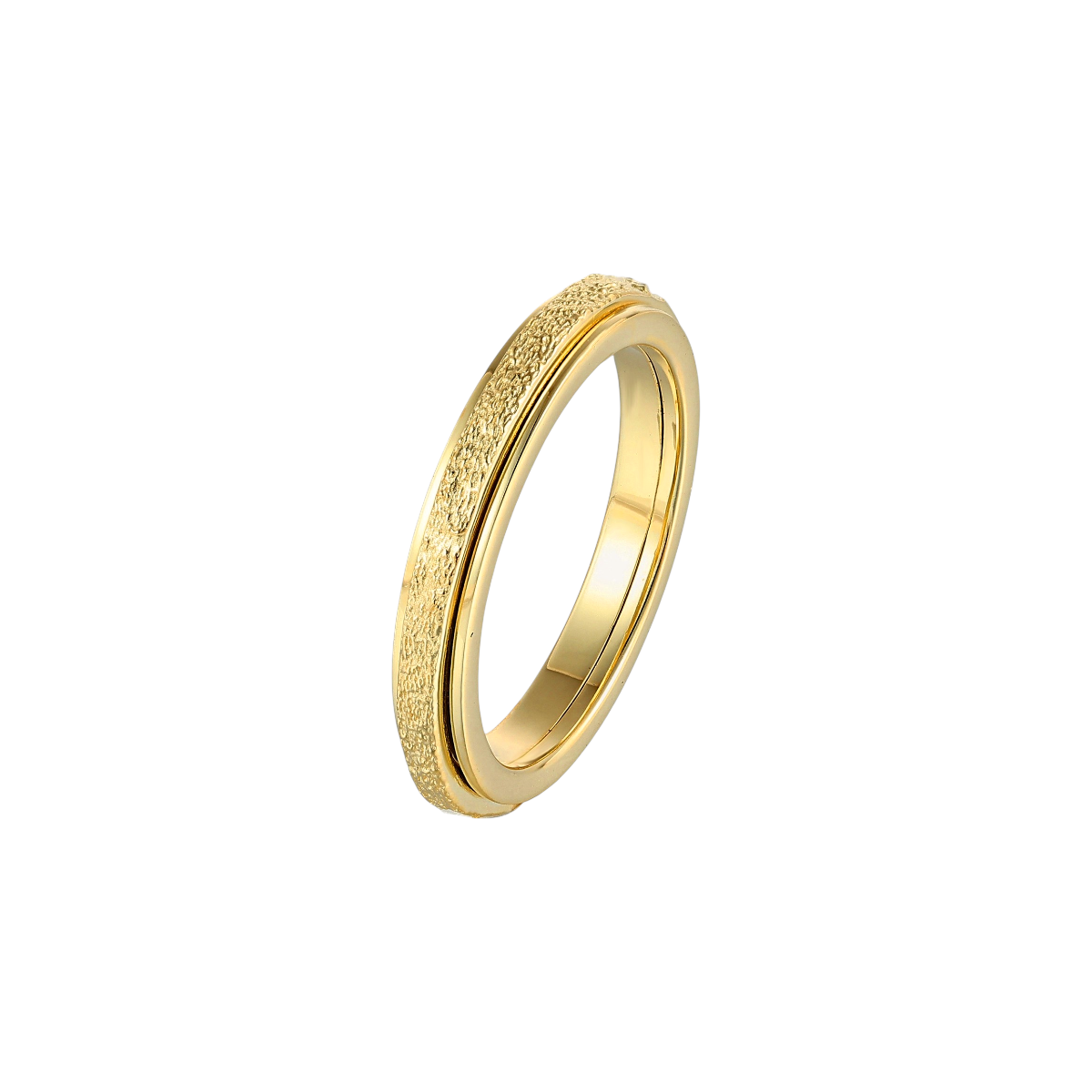 Dünner Mattierter Klassischer Anti-Stress-Ring