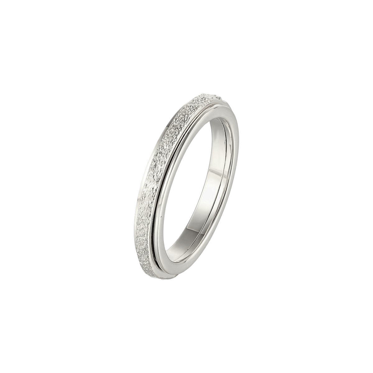 Dünner Mattierter Klassischer Anti-Stress-Ring
