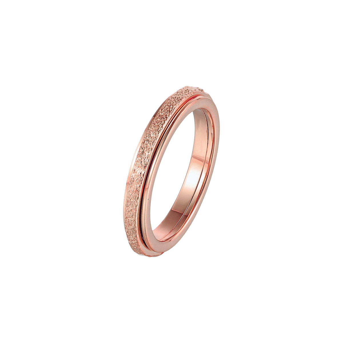Dünner Mattierter Klassischer Anti-Stress-Ring