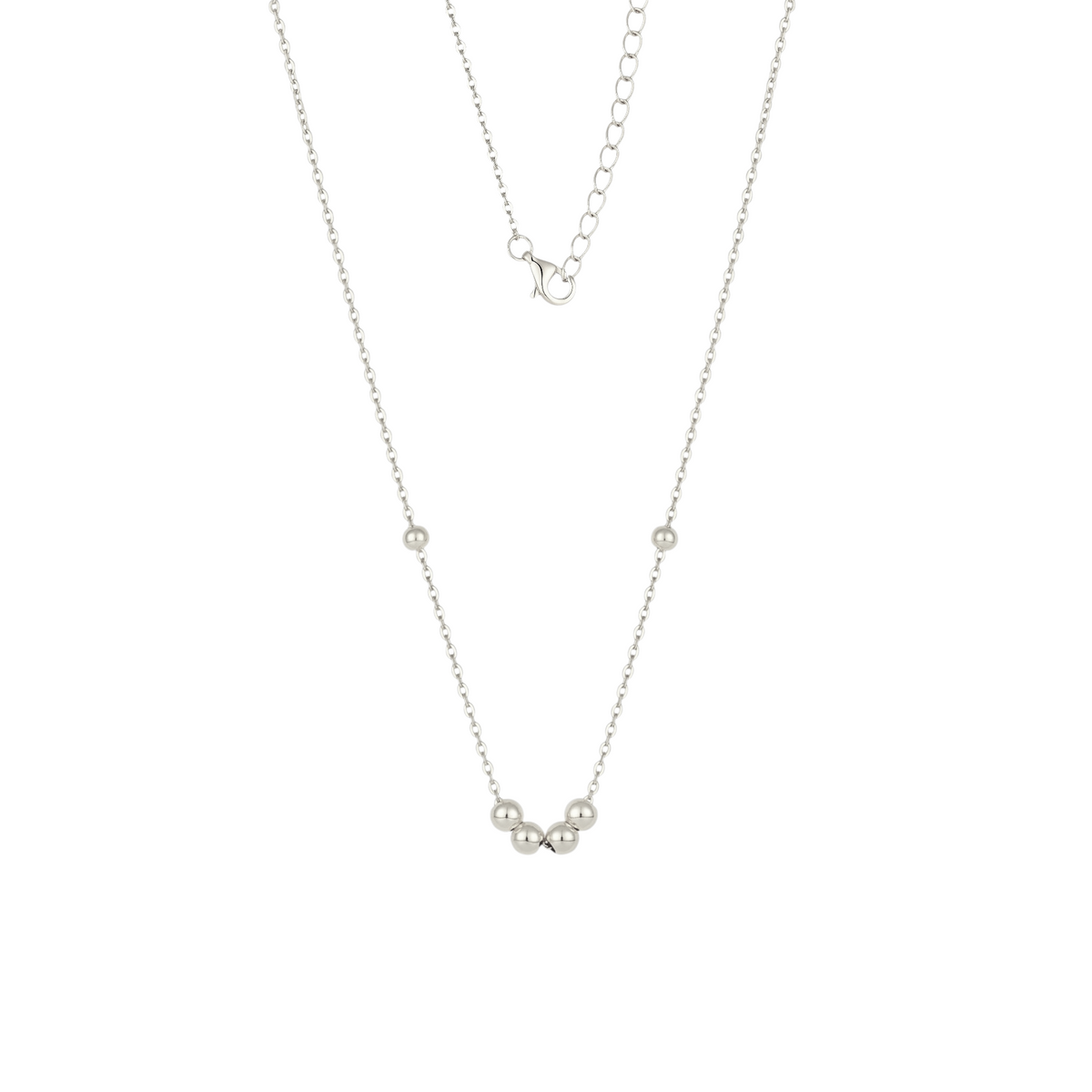 Perlen Anti-Stress-Halskette – 925 Silber
