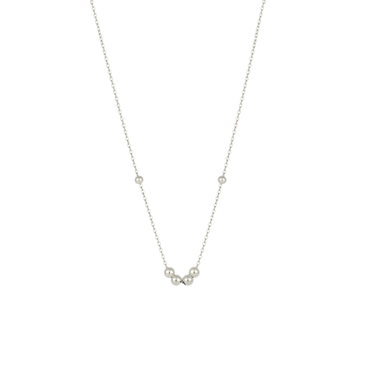 Perlen Anti-Stress-Halskette – 925 Silber