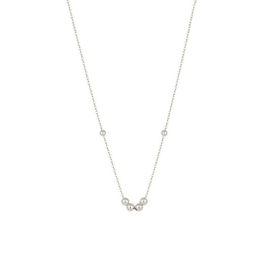 Perlen Anti-Stress-Halskette – 925 Silber