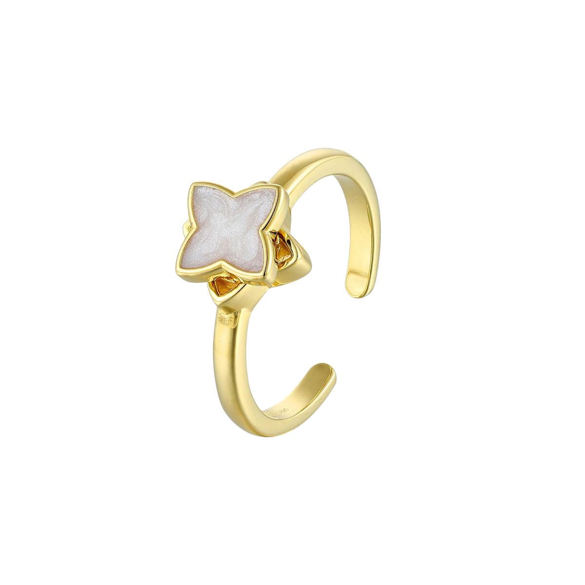 Star Anti-Stress Ring - 925 Silver