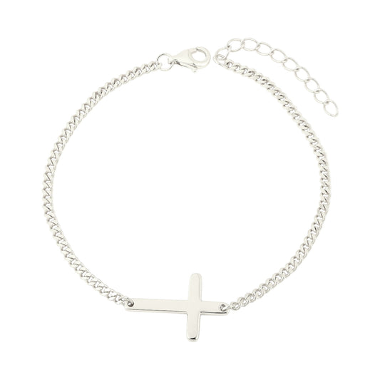 Kreuz Armband - 925 Silber