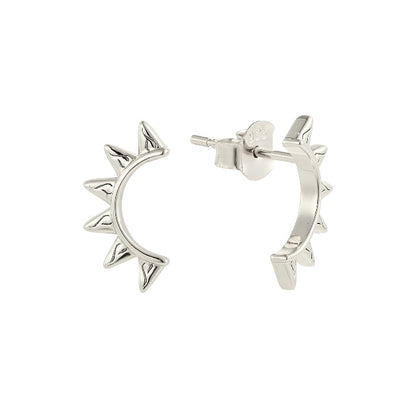 Sonnen Ohrstecker - 925 Silber