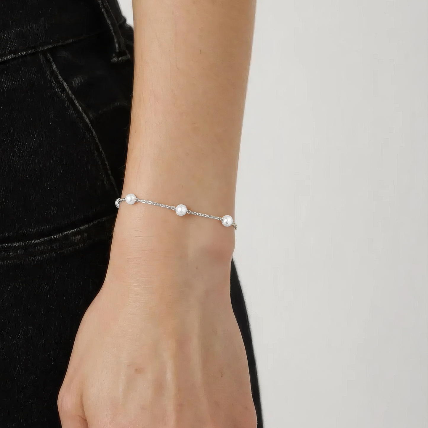 Perlen Armband - 925 Silber