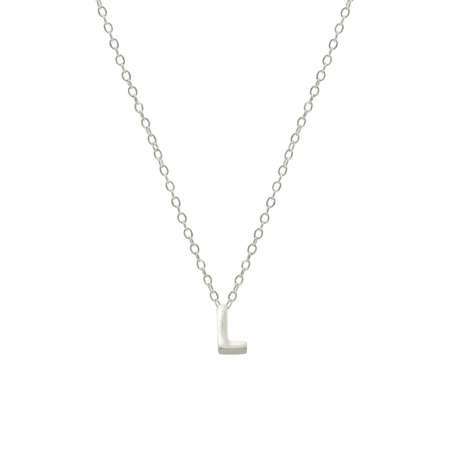 Square Zirconia Necklace - 925 Silver