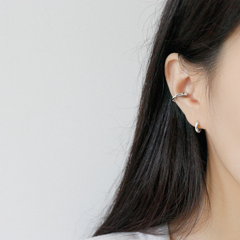 Abstrakter Ear Cuff - 925 Silber