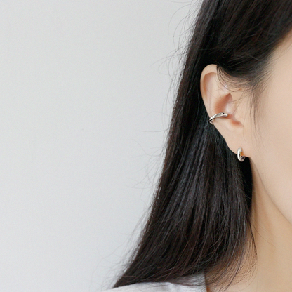 Abstrakter Ear Cuff - 925 Silber