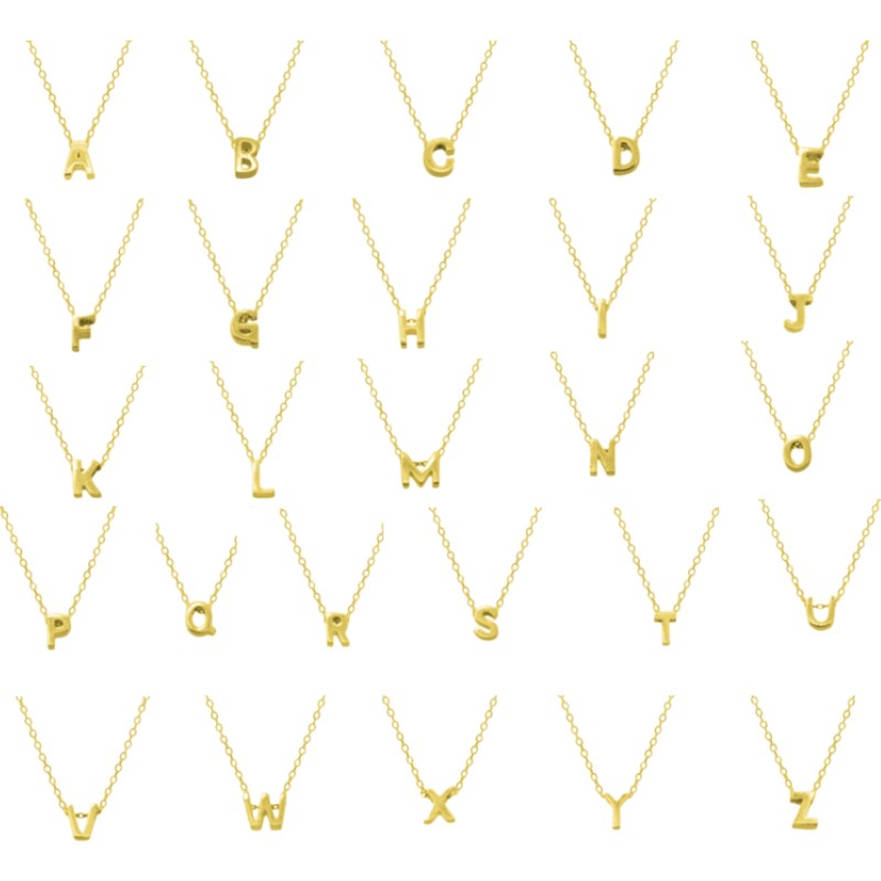 Square Zirconia Necklace - 925 Silver