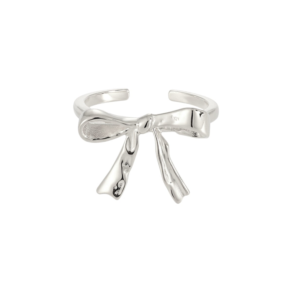 Schleifen Ring - 925 Silber