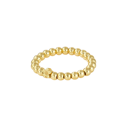 Blüten Kugel Anti-Stress-Ring – 925 Silber