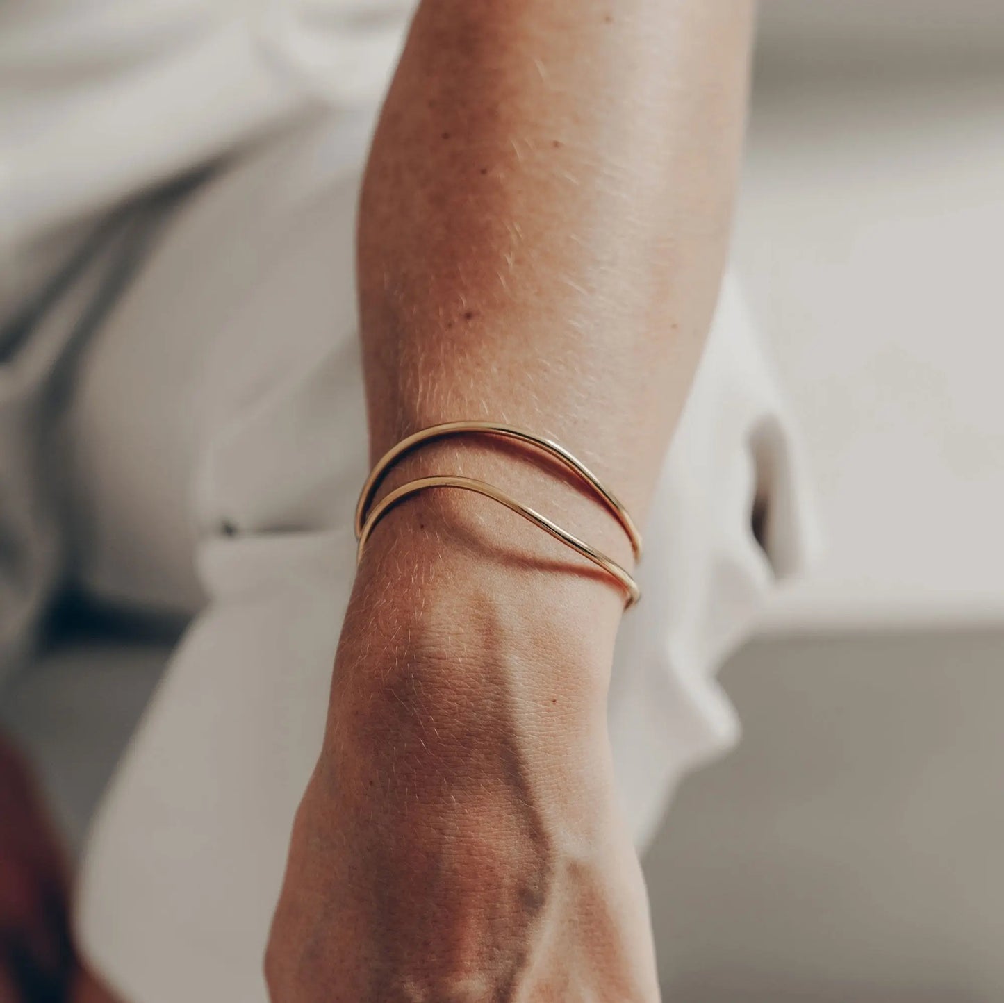 Vielring - Doubel Layerd Armreifen - Gold