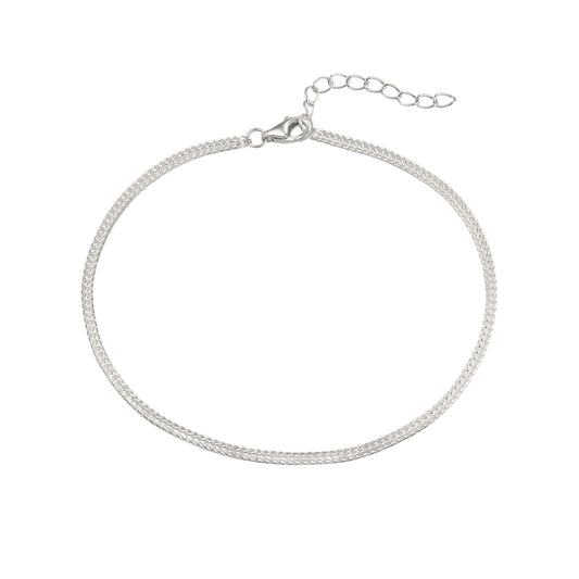 Twisted Armband 1,5 mm - 925 Silber