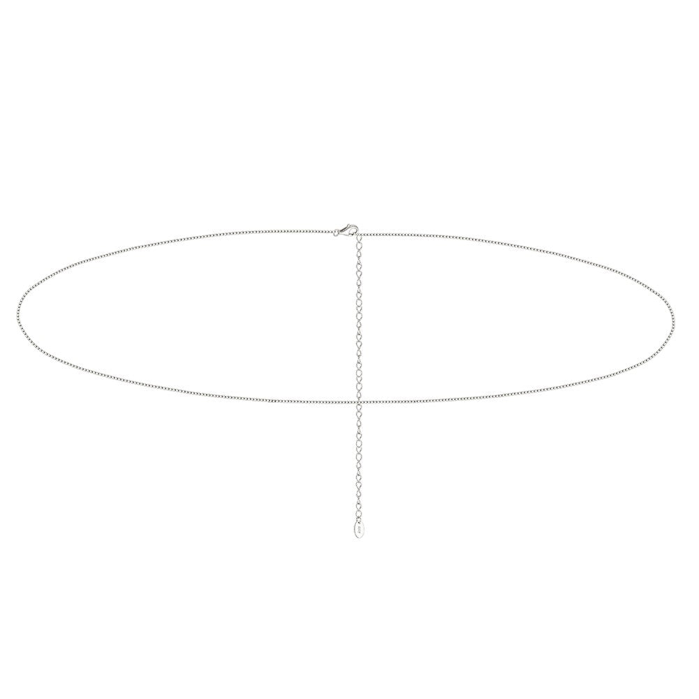 Box Bauchkette - 925 Silber