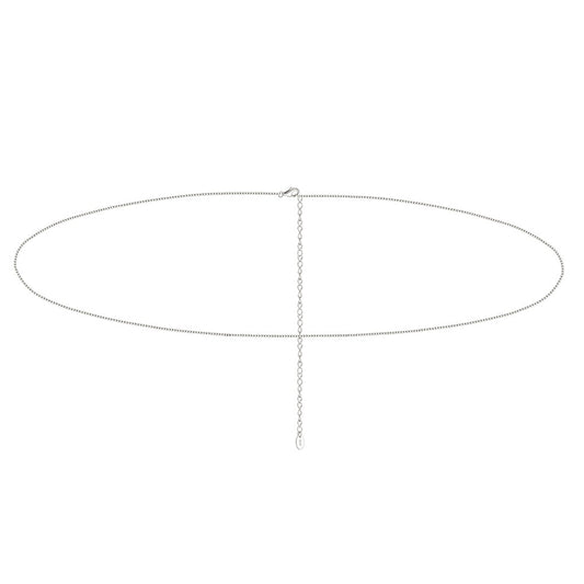 Box Bauchkette - 925 Silber