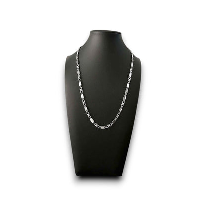 Plattenkette 6 mm - 925 Silber