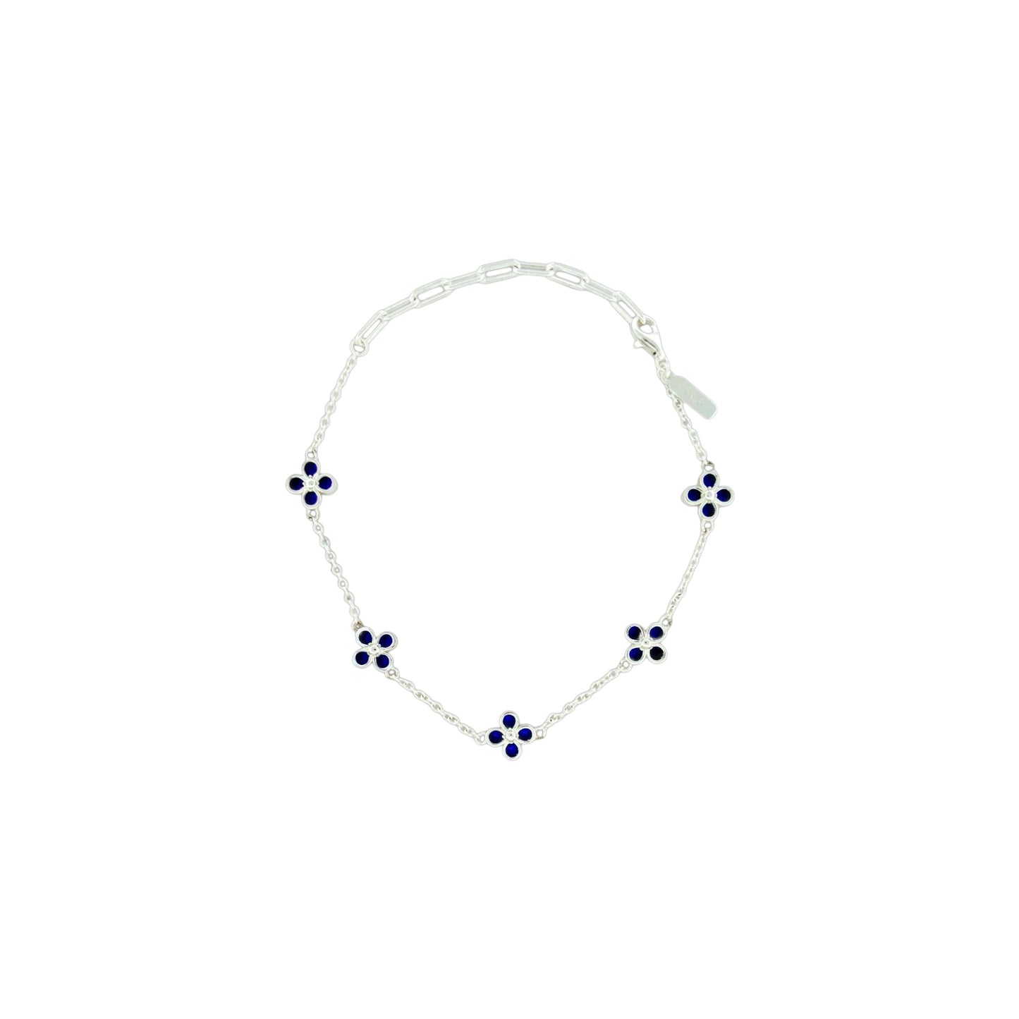 Kleeblatt Armband - 925 Silber