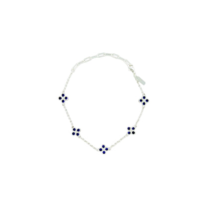Kleeblatt Armband - 925 Silber