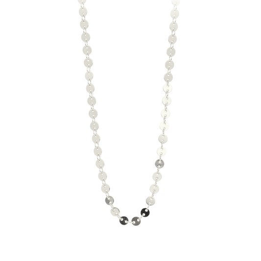 Square Zirconia Necklace - 925 Silver