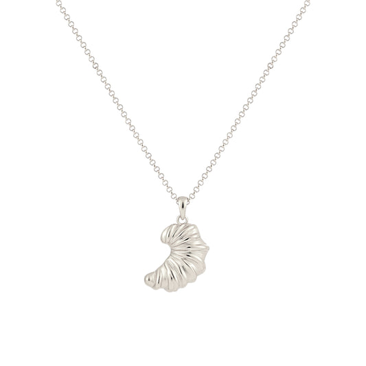 Croissant Halskette - 925 Silber