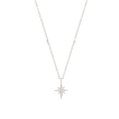 Stern Halskette - 925 Silber