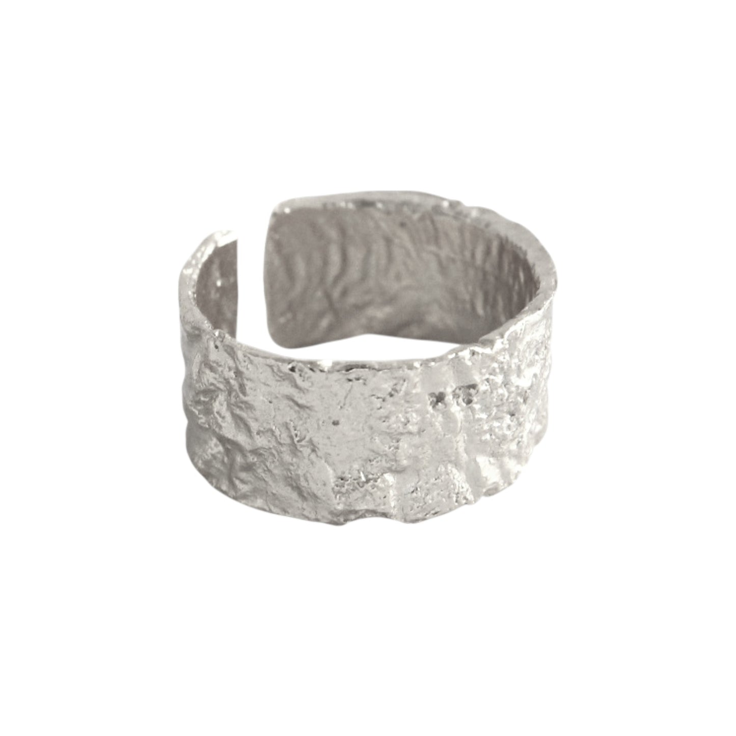 Großer Abstrakter Ring - 925 Silber