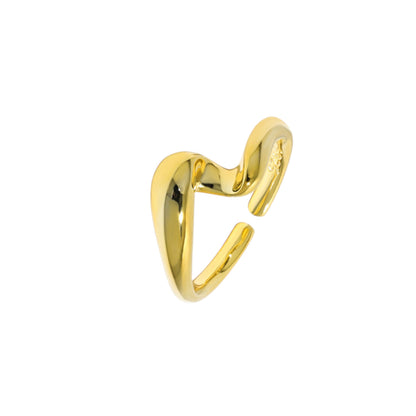 Zweifarbiger Ring - 925 Silber